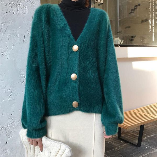 women's sweaters korean imitation of mink wool elegant woman's cardigan sweater long sleeve cleavage mesh short jacket single brea, White;black
women's sweaters korean imitation of mink wool elegant woman's cardigan sweater long sleeve cleavage mesh short jacket single brea, White;black