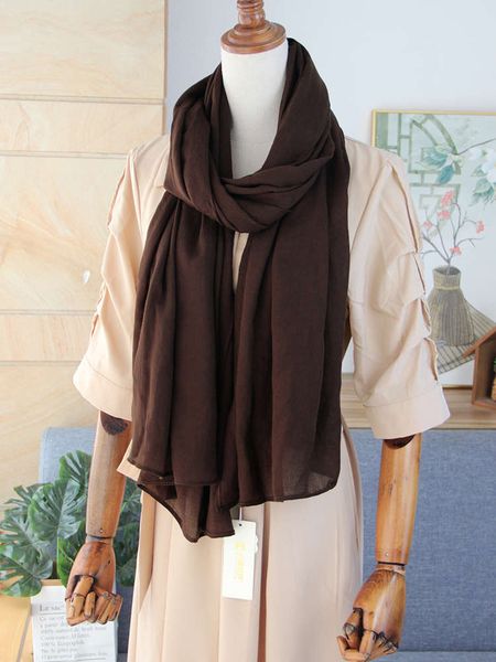 coffee for men women, pure color cotton hemp spring and autumn thin shawl, korean version versatile winter scarves, Blue;gray
coffee for men women, pure color cotton hemp spring and autumn thin shawl, korean version versatile winter scarves, Blue;gray