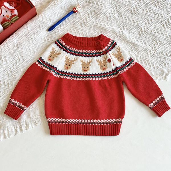 pullover christmas kids knitting sweaters baby boys girls sweater cartoon pattern autumn winter causal clothing, Blue
pullover christmas kids knitting sweaters baby boys girls sweater cartoon pattern autumn winter causal clothing, Blue