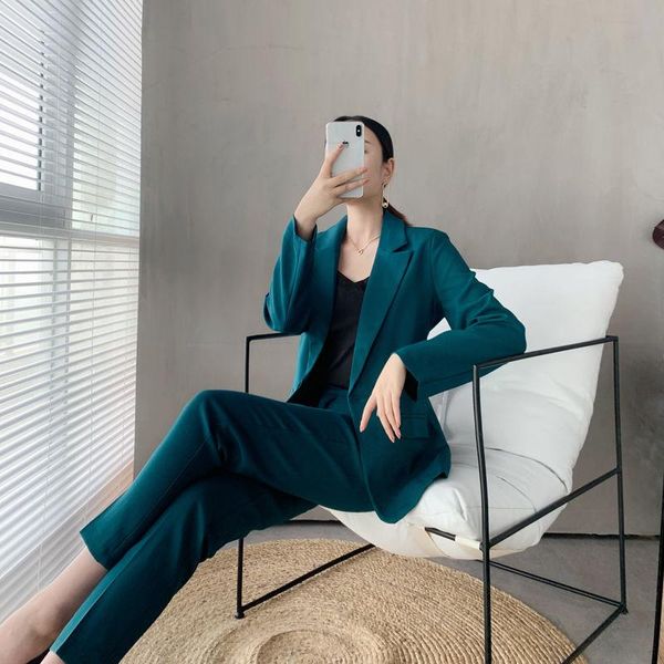 women's two piece pants 2021 spring autumn women casual solid 2 set lady button blazer high waist straight pant suit female elegant loo, White
women's two piece pants 2021 spring autumn women casual solid 2 set lady button blazer high waist straight pant suit female elegant loo, White
