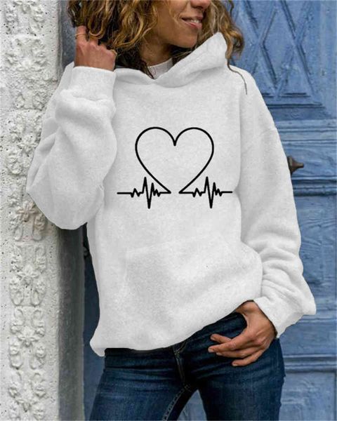 women hoodie 1009 autumn sweatshirts hooded fashion urban casual daily elegant sport loose fleece heart graphic print pullover, Black
women hoodie 1009 autumn sweatshirts hooded fashion urban casual daily elegant sport loose fleece heart graphic print pullover, Black