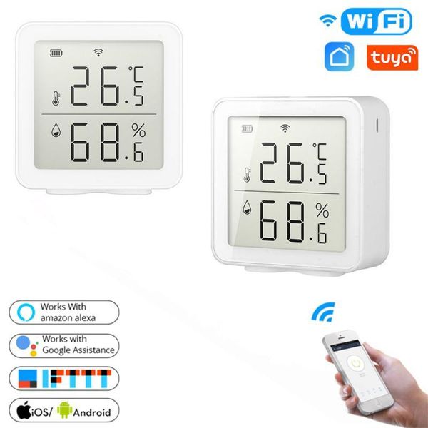 smart home control wifi temperature and humidity sensor intelligent linkage abnormal life/alexa google tuya
smart home control wifi temperature and humidity sensor intelligent linkage abnormal life/alexa google tuya