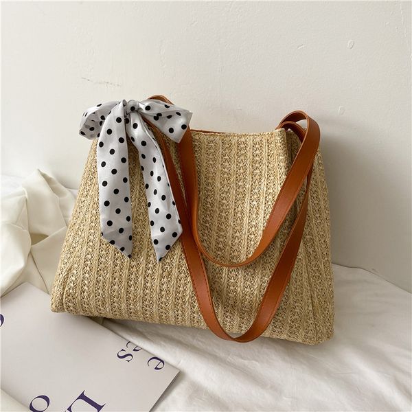 new handbags women's 2021 straw silk scarf shoulder portable large capacity shopping bag holiday beach factory direct sale
new handbags women's 2021 straw silk scarf shoulder portable large capacity shopping bag holiday beach factory direct sale
