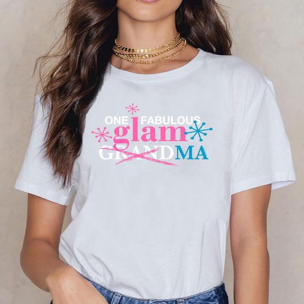 women's t-shirt t shirt women glam grandma dk funny harajuku short female, White
women's t-shirt t shirt women glam grandma dk funny harajuku short female, White