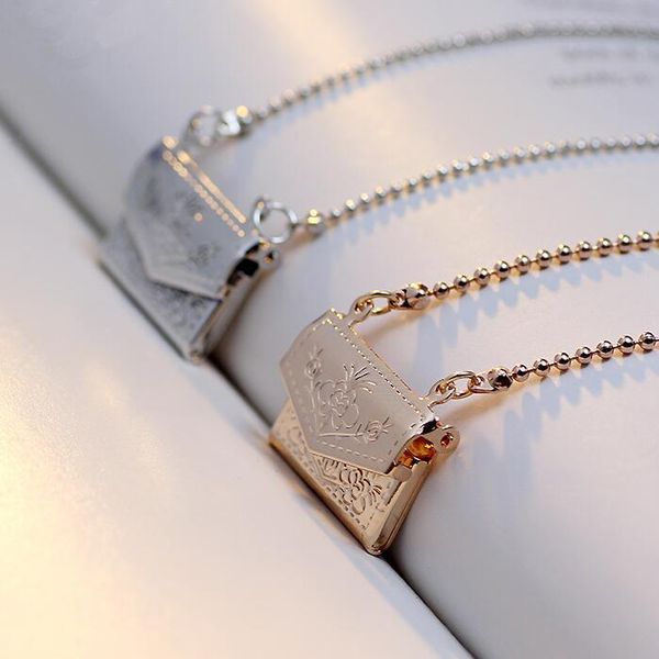 pendant necklaces lovely square flower engraved openable wallet locket necklace for women fashion birthday party jewelry gift, Silver
pendant necklaces lovely square flower engraved openable wallet locket necklace for women fashion birthday party jewelry gift, Silver