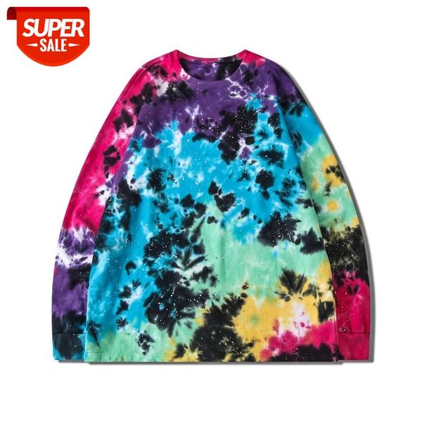 SEVEYFAN 2021 Men's Hip Hop T Shirts Fashion Tie Dye Painted Tees Summer Cotton Long Sleeve Tops for Male #Ml9D, White;black
SEVEYFAN 2021 Men's Hip Hop T Shirts Fashion Tie Dye Painted Tees Summer Cotton Long Sleeve Tops for Male #Ml9D, White;black