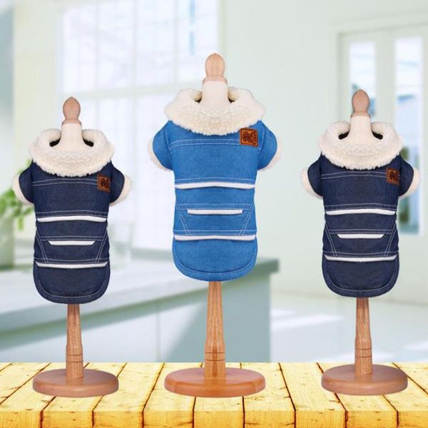 dog apparel pet clothes for fall and winter warm padded denim fabric clothing keep jacket supplies pets coat products
dog apparel pet clothes for fall and winter warm padded denim fabric clothing keep jacket supplies pets coat products