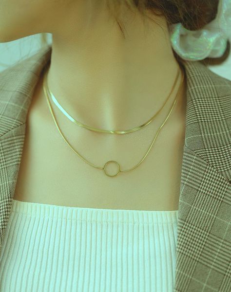 pendant necklaces titanium stainless steel gold round necklace multilayer chain choker for women collares jewelry gift collier, Silver
pendant necklaces titanium stainless steel gold round necklace multilayer chain choker for women collares jewelry gift collier, Silver