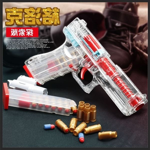 2465shell throwing soft bullet gun eating chicken model manual ammunition simulation pistol transparent net red toy boy
2465shell throwing soft bullet gun eating chicken model manual ammunition simulation pistol transparent net red toy boy