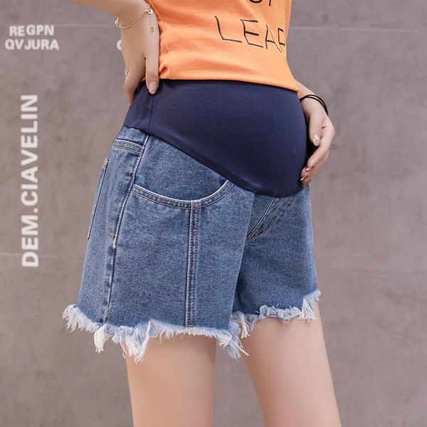 summer chic denim maternity shorts elastic belly short jeans for pregnant women ripped hole wide leg loose pregnancy, White
summer chic denim maternity shorts elastic belly short jeans for pregnant women ripped hole wide leg loose pregnancy, White