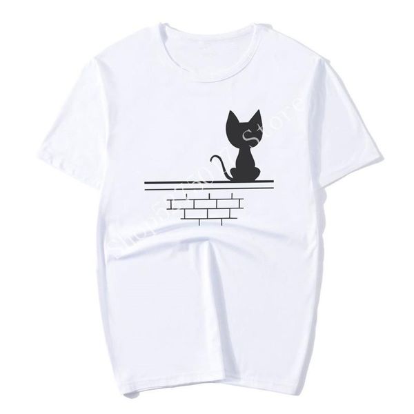women's t-shirt women t shirt summer white black cat print short sleeve o neck tshirt 2021 fashion woman tee casual
women's t-shirt women t shirt summer white black cat print short sleeve o neck tshirt 2021 fashion woman tee casual