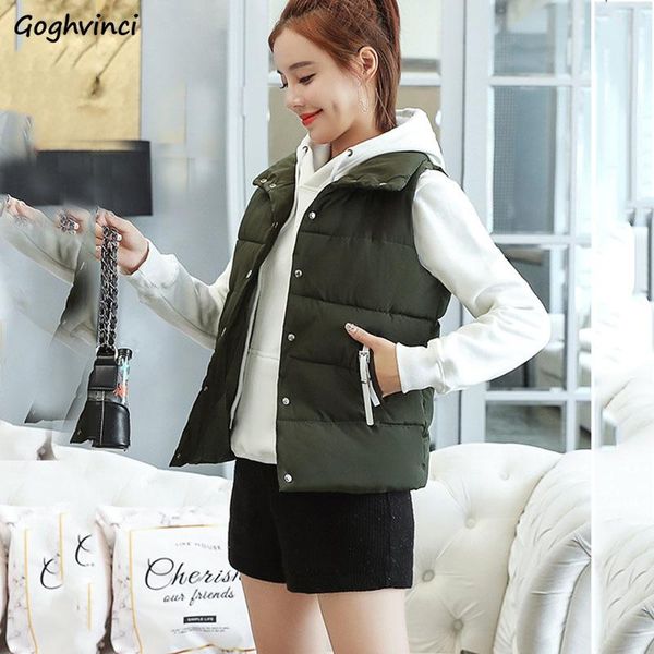 women's vests women autumn winter solid stand collar casual warm outwear females light down waistcoat womens elegant fashion vest, Black;white
women's vests women autumn winter solid stand collar casual warm outwear females light down waistcoat womens elegant fashion vest, Black;white