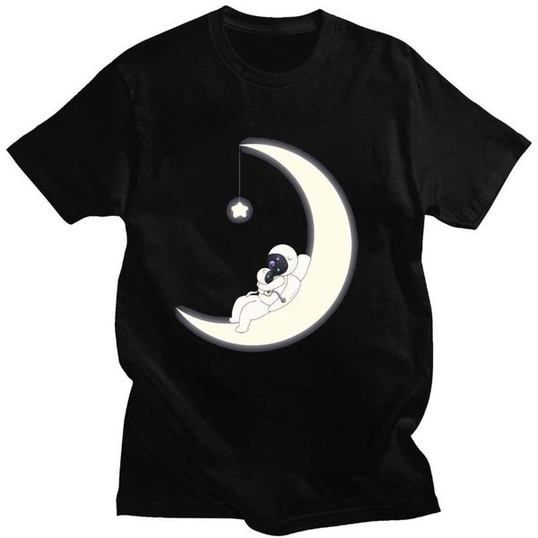 men's t-shirts 2021 summer men t-shirt astronaut living on the moon print interesting o-neck hip-hop trend loose short slee, White;black
men's t-shirts 2021 summer men t-shirt astronaut living on the moon print interesting o-neck hip-hop trend loose short slee, White;black