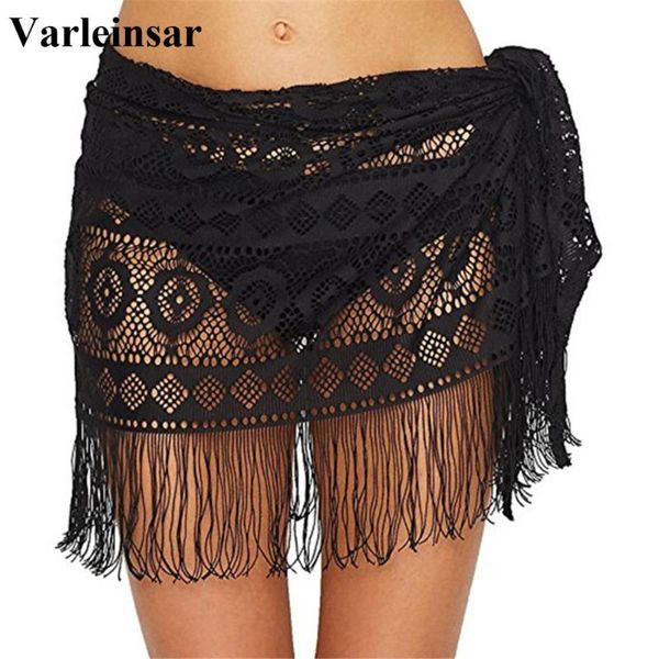 women's swimwear women swimming dress fringe tassels beach cover ups shawl bikini up swim skirt short wrap sarong beachwear v2180, White;black
women's swimwear women swimming dress fringe tassels beach cover ups shawl bikini up swim skirt short wrap sarong beachwear v2180, White;black