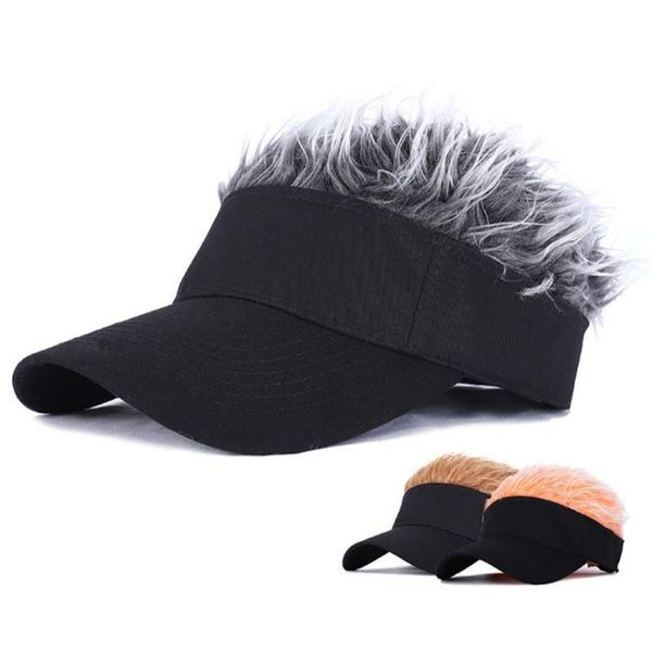 women men cycling bike cap adjustable breathable outdoor sports camping hiking fake flair hair sun visor hat new, Black
women men cycling bike cap adjustable breathable outdoor sports camping hiking fake flair hair sun visor hat new, Black