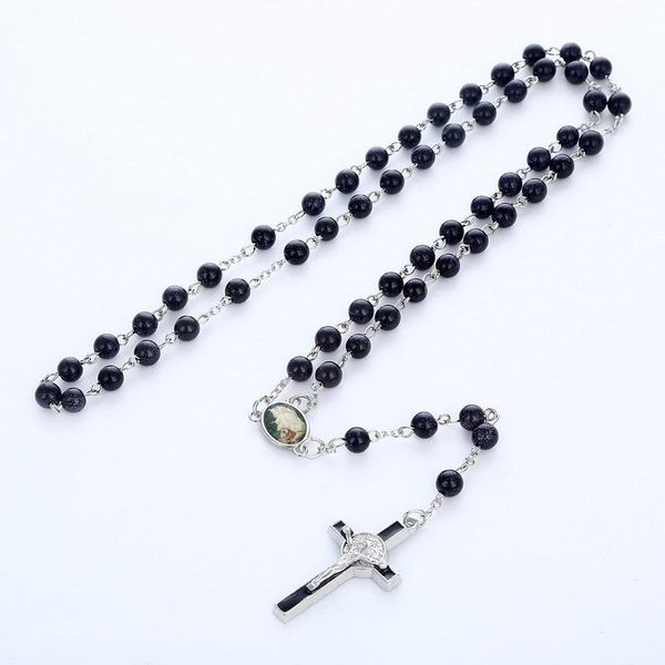 pendant necklaces cross jesus men necklace tiger eye rosary beaded link sweater chain catholic christian jewelry, Silver
pendant necklaces cross jesus men necklace tiger eye rosary beaded link sweater chain catholic christian jewelry, Silver