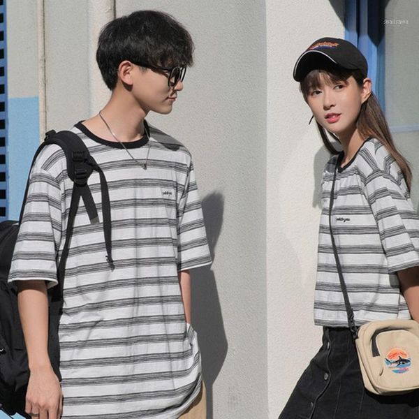 men's t-shirts summer couple style black white striped t-shirt oversized loose casual funny hip hop fashion streetwear t, White;black
men's t-shirts summer couple style black white striped t-shirt oversized loose casual funny hip hop fashion streetwear t, White;black