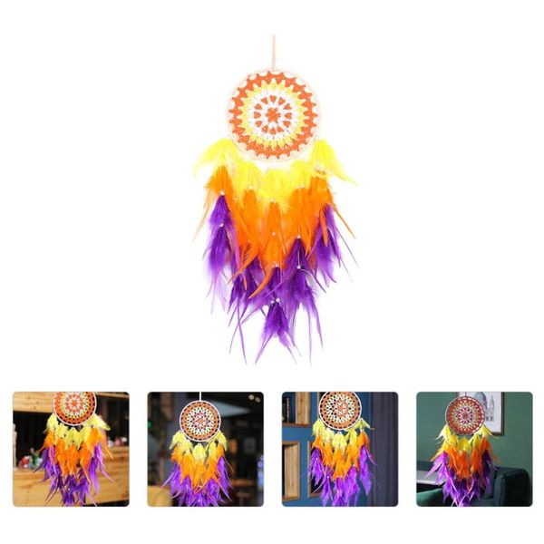 decorative objects & figurines colorful dream catcher with light lovely wall hanging ornament
decorative objects & figurines colorful dream catcher with light lovely wall hanging ornament
