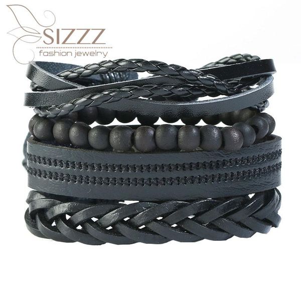 charm bracelets sizzz 2021 factory direct retro woven 4 piece leather simple multi-layer rope bracelet&bangles, Golden;silver
charm bracelets sizzz 2021 factory direct retro woven 4 piece leather simple multi-layer rope bracelet&bangles, Golden;silver
