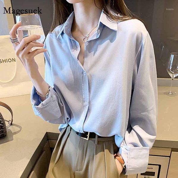 loose long-sleeved bottoming lapel long shirts plus size early autumn all-match blouse women 2021 fashion solid 11893 women's blouses, White
loose long-sleeved bottoming lapel long shirts plus size early autumn all-match blouse women 2021 fashion solid 11893 women's blouses, White