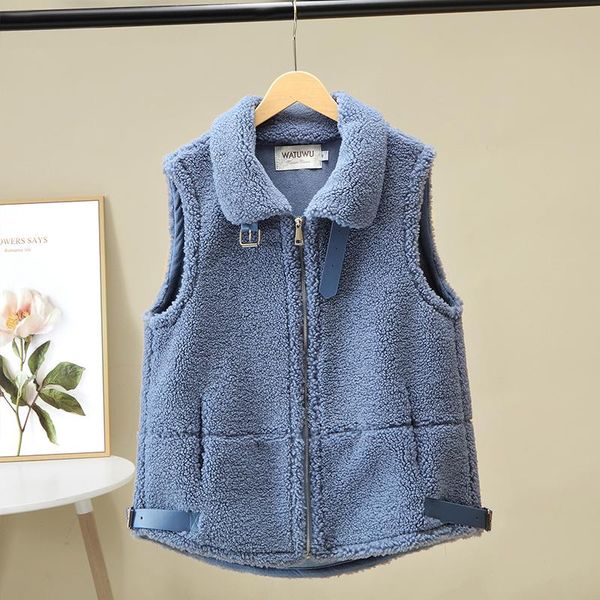 women's vests 2021 woman stand collar lambswool waistcoat solid casual warm ladies vest jacket sleeveless plus size for female, Black;white
women's vests 2021 woman stand collar lambswool waistcoat solid casual warm ladies vest jacket sleeveless plus size for female, Black;white