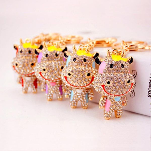 keychains fashion rhinesone cattle keychain for women 2021 gold chain crystal key cute ox hollow out keyring bag car accessoires, Silver
keychains fashion rhinesone cattle keychain for women 2021 gold chain crystal key cute ox hollow out keyring bag car accessoires, Silver