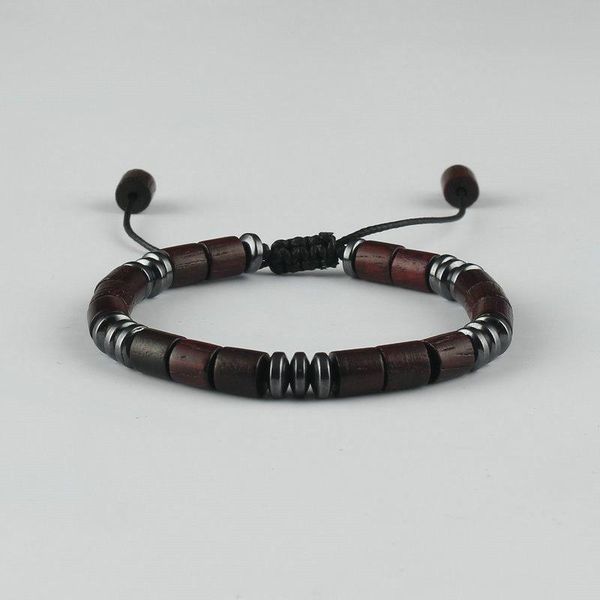 charm bracelets men bracelet leather rope braided adjustable hematite wooden beads for male friendship jewelry friend gift, Golden;silver
charm bracelets men bracelet leather rope braided adjustable hematite wooden beads for male friendship jewelry friend gift, Golden;silver