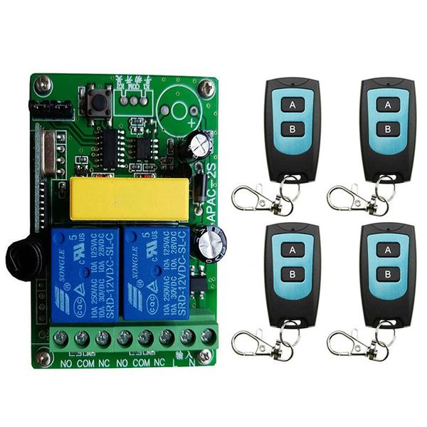 smart home control ac 220v 2 ch channels 2ch rf wireless remote switch system receiver transmitter 1ch relay 315/433 mhz
smart home control ac 220v 2 ch channels 2ch rf wireless remote switch system receiver transmitter 1ch relay 315/433 mhz