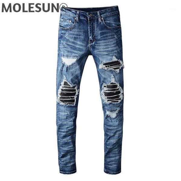 men's jeans brand crystal blue painted fashion slim skinny holes patchwork stretch denim pants for man big size 40
men's jeans brand crystal blue painted fashion slim skinny holes patchwork stretch denim pants for man big size 40