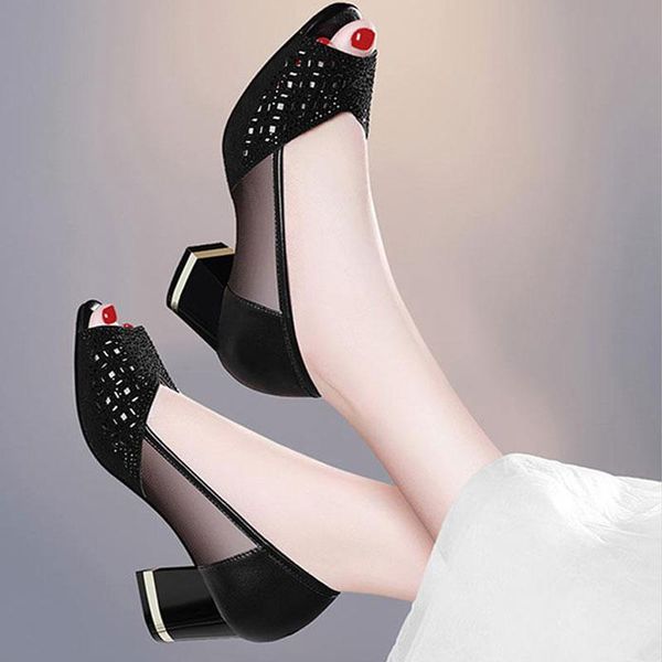 sandals plus size35-43 women bling open toe high heels hollow out pumps woman dress shoes ol office ladies zapatos mujer, Black
sandals plus size35-43 women bling open toe high heels hollow out pumps woman dress shoes ol office ladies zapatos mujer, Black