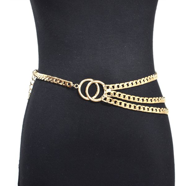 new fashion versatile women's metal waist chain aesthetic luxury chain waist chain, Black;brown
new fashion versatile women's metal waist chain aesthetic luxury chain waist chain, Black;brown