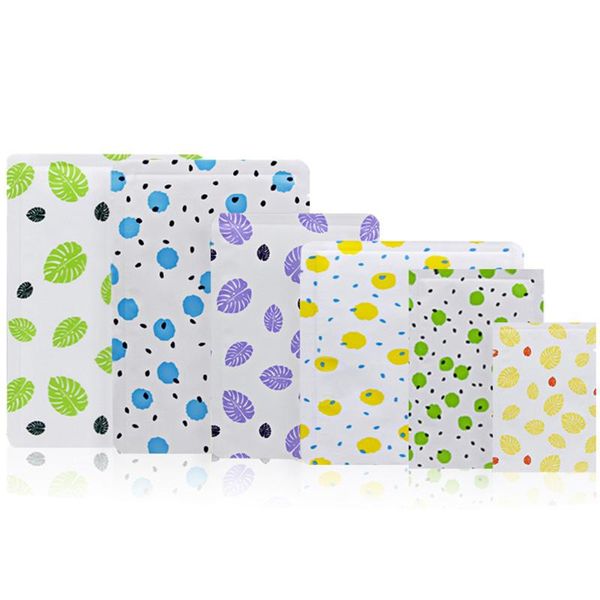 storage bags 100pcs/lot flat bag colorful pure aluminum foil recyclable tear notch heat sealable powder packing
storage bags 100pcs/lot flat bag colorful pure aluminum foil recyclable tear notch heat sealable powder packing