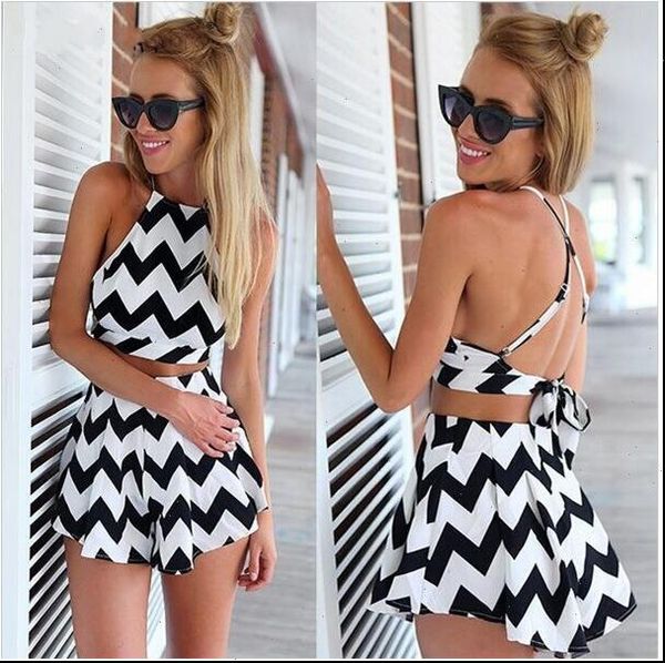 o neck none ankle length and american womens 2021 new striped skirt suit strapless backless two piece shorts, Black;gray
o neck none ankle length and american womens 2021 new striped skirt suit strapless backless two piece shorts, Black;gray