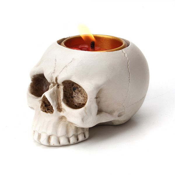 Halloween creative three-dimensional skull candle holder atmosphere decoration resin ghost head decoration candle holder
Halloween creative three-dimensional skull candle holder atmosphere decoration resin ghost head decoration candle holder