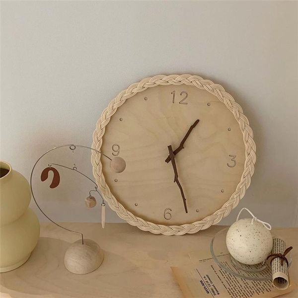 wall clocks japanese fashion rattan creative round digital silent clock homestay simple decorative decoration hanging
wall clocks japanese fashion rattan creative round digital silent clock homestay simple decorative decoration hanging