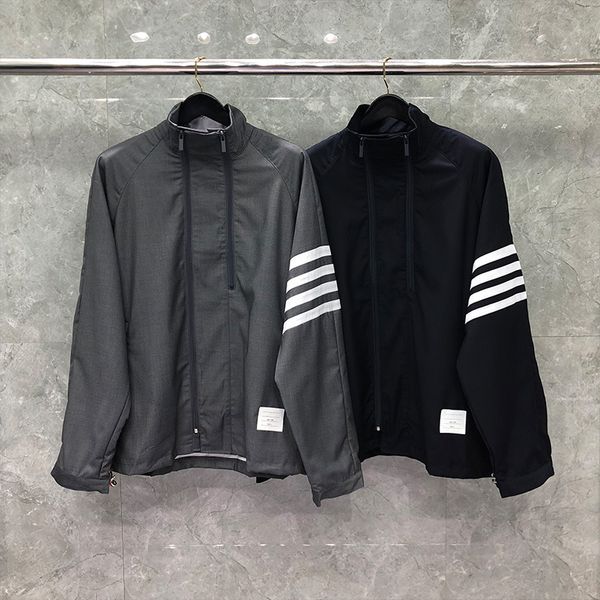 jacket windcheater dongguan direct sales tb autumn and winter fashion brand double zipper submachine casual coat, Black;brown
jacket windcheater dongguan direct sales tb autumn and winter fashion brand double zipper submachine casual coat, Black;brown