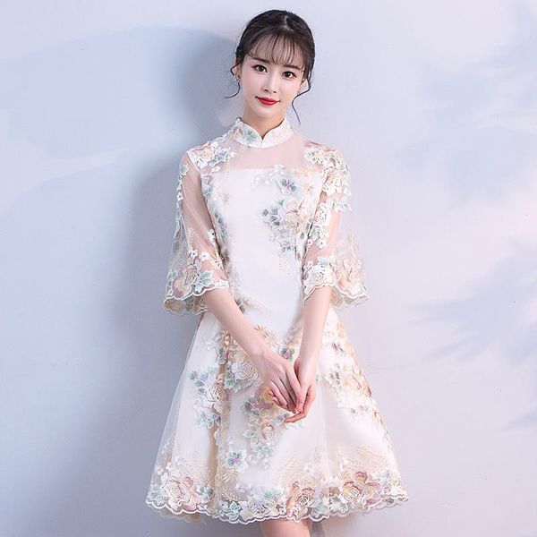 ethnic clothing elegant girl flower qipao classic mandarin collar cheongsam oriental female evening party gowns noble bride wedding dress, Red
ethnic clothing elegant girl flower qipao classic mandarin collar cheongsam oriental female evening party gowns noble bride wedding dress, Red