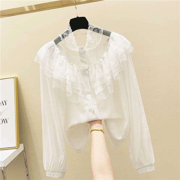 mode long sleeve sleeves elegant lace casual seam 2021 new female black white korean shirt z0gp
mode long sleeve sleeves elegant lace casual seam 2021 new female black white korean shirt z0gp