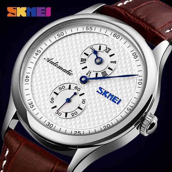 automatic men clock creative skmei hollow dial gentlemen s mechanical male hour reloj hombre 9238, Slivery;brown
automatic men clock creative skmei hollow dial gentlemen s mechanical male hour reloj hombre 9238, Slivery;brown