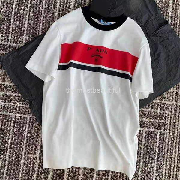 women's t-shirt spring and summer round neck letter print contrast short sleeve loose versatile men's women's casual t-shirt, White
women's t-shirt spring and summer round neck letter print contrast short sleeve loose versatile men's women's casual t-shirt, White
