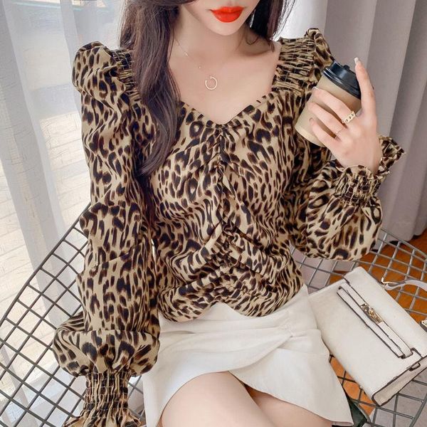 women's blouses & shirts shirt fashion printed loose summer vintage long sleeve side vents female streetwear 2021, White 
women's blouses & shirts shirt fashion printed loose summer vintage long sleeve side vents female streetwear 2021, White