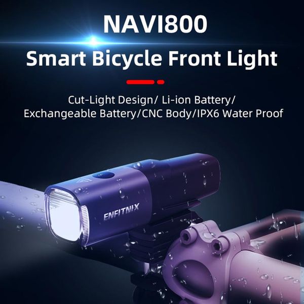 enfitnix navi800 intelligent bicycle lamp headlight strong light night riding lamp waterproof riding equipment
enfitnix navi800 intelligent bicycle lamp headlight strong light night riding lamp waterproof riding equipment