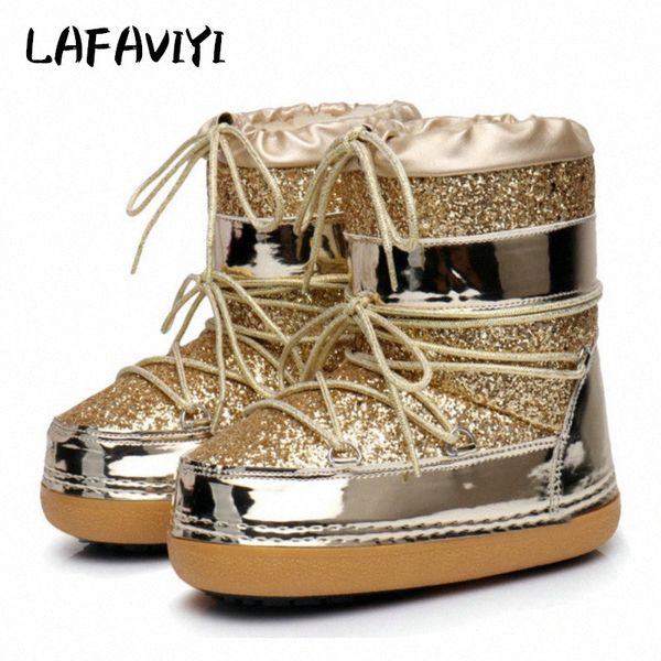 snow boots winter ankle boots women shoes fur warm female plus size casual shoes platform non slip gold bling lack up de 67lk#, Black
snow boots winter ankle boots women shoes fur warm female plus size casual shoes platform non slip gold bling lack up de 67lk#, Black