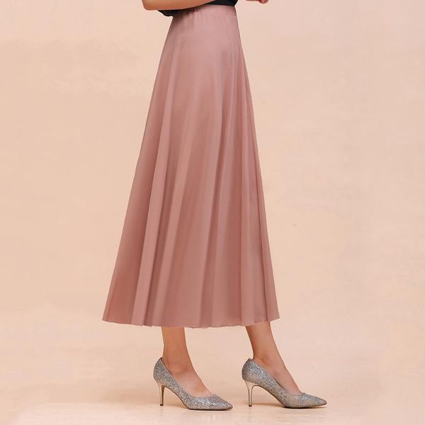 skirts women maxi 2021 6 colors 2 layers chiffon solid pleated long skirt high waist female jupe, Black
skirts women maxi 2021 6 colors 2 layers chiffon solid pleated long skirt high waist female jupe, Black