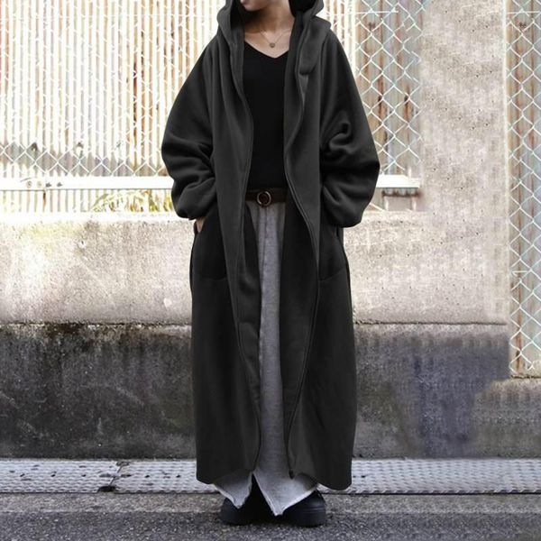 women's jackets women's plus size 2022 winter fleece outwear autumn hooded long coat women zipper hoodies sleeve sweatshirt robe, Black;brown
women's jackets women's plus size 2022 winter fleece outwear autumn hooded long coat women zipper hoodies sleeve sweatshirt robe, Black;brown