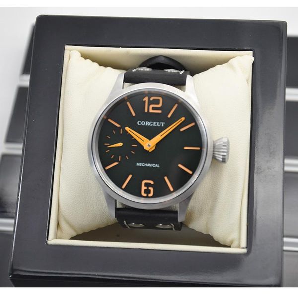 wristwatches corgeut classic men's watch 41mm sapphire brand green luminous orange pointer automatic mechanical seagull 2021d, Slivery;brown
wristwatches corgeut classic men's watch 41mm sapphire brand green luminous orange pointer automatic mechanical seagull 2021d, Slivery;brown