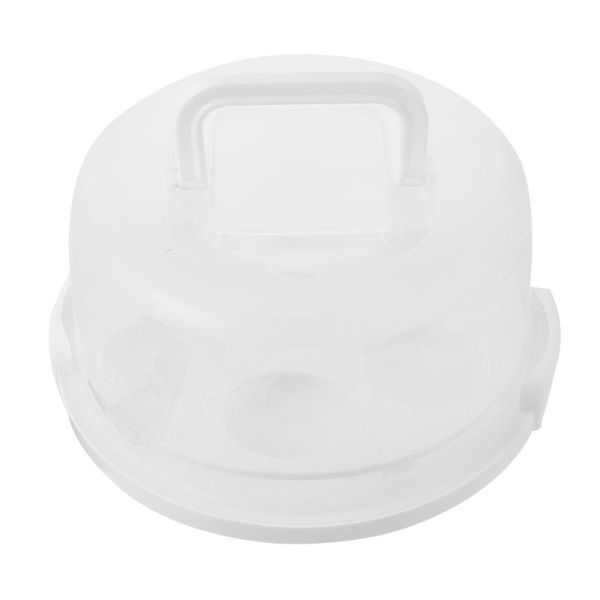 1pc portable cake box handheld cake packaging storage case fresh keeping container with lid (white)
1pc portable cake box handheld cake packaging storage case fresh keeping container with lid (white)