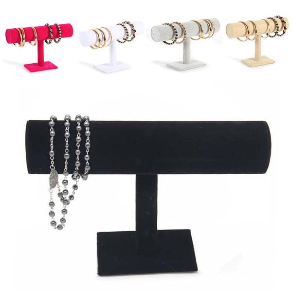 other home decor jewelry rack black velvet bracelet chain watch t-bar hard display stand holder organizer
other home decor jewelry rack black velvet bracelet chain watch t-bar hard display stand holder organizer