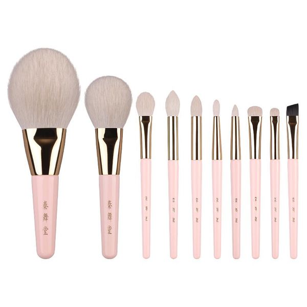 makeup brushes professional handmade set soft saibikoho goat hair powder blush eye shadow eyebrow brush pink make up kit
makeup brushes professional handmade set soft saibikoho goat hair powder blush eye shadow eyebrow brush pink make up kit