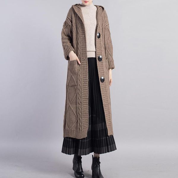 women's knits & tees women 2021 autumn winter long warm cardigan coats female loose knitted oversize jackets ladies hooded sweater outw, White
women's knits & tees women 2021 autumn winter long warm cardigan coats female loose knitted oversize jackets ladies hooded sweater outw, White